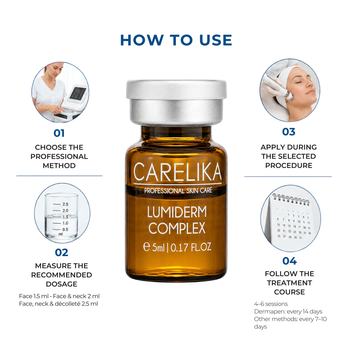 CARELIKA LUMIDERM COMPLEX Antioxidant & Brightening Cocktail Professional 5 x 5 ml – image 5