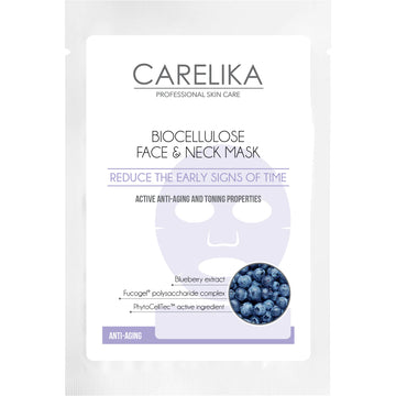 Biocellulose Face and Neck Mask Blueberry