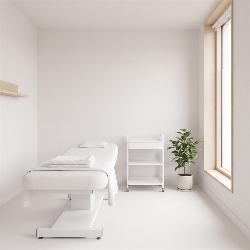 A modern cosmetology treatment room