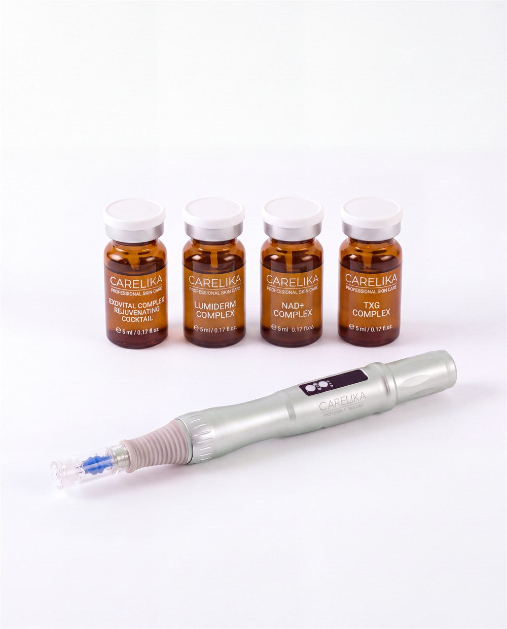 Mode 2: carboxy therapy combined with microneedling and a sterile serum