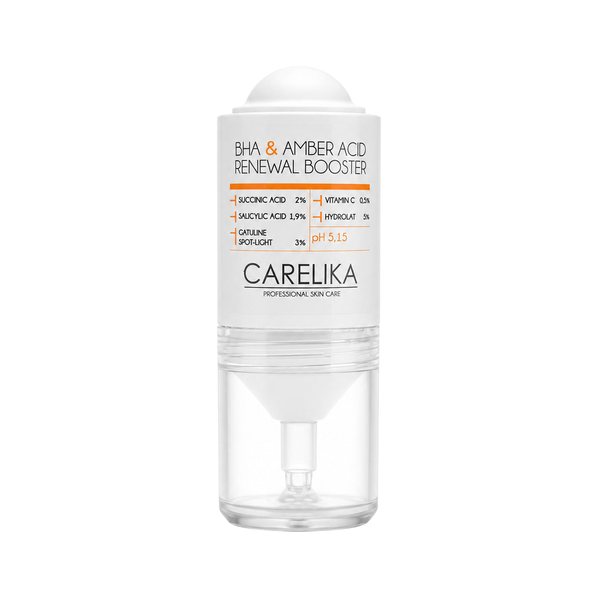 CARELIKA BHA & Amber Acid Renewal Booster – product photo on white background