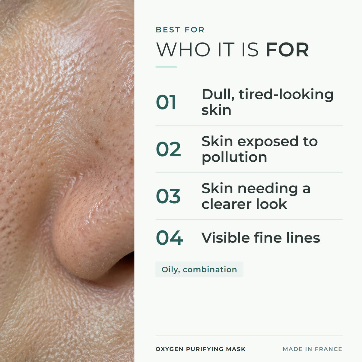 CARELIKA Oxygen Purifying Mask 1 mask, 8 ml - who it is for