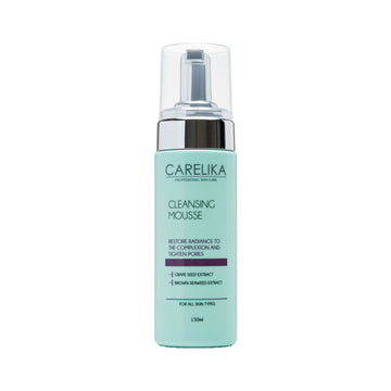 CARELIKA Cleansing Mousse with Grape Seed – product photo on white background