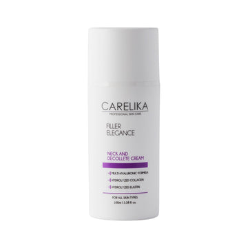 CARELIKA Filler Elegance Neck and Decollete Cream Professional – product photo on white background