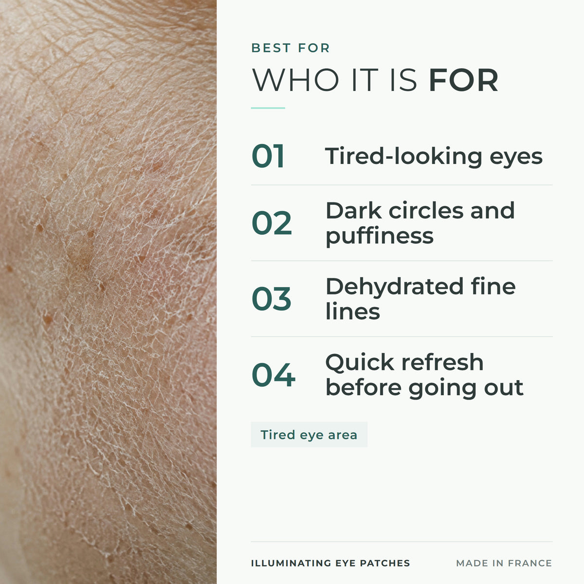 CARELIKA Illuminating Eye Patches 2 patches - who it is for
