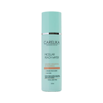 CARELIKA Micellar Peach Water – product photo on white background