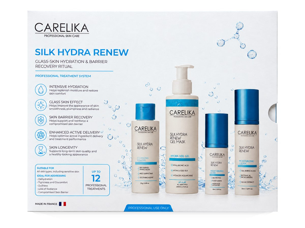CARELIKA Silk Hydra Renew glass-skin hydration professional treatment kit